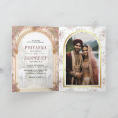 Sprookjesachtige paarden Oude Indiase paleis bruil (Binnen)