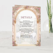 Sprookjesachtige paarden Oude Indiase paleis bruil (Achterkant)