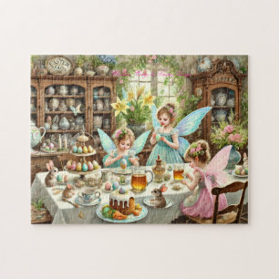 Sprookjesachtige Paas Keuken Whimsical Thee Party Legpuzzel