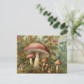 Sprookjesachtige paddenstoelen briefkaart (Staand voorkant)