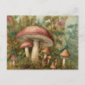 Sprookjesachtige paddenstoelen briefkaart (Voorkant)