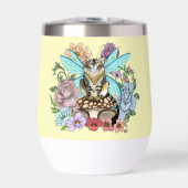 Sprookjesachtige Pastel Tabby Fee Kat Bloemrijke F (Voorkant)