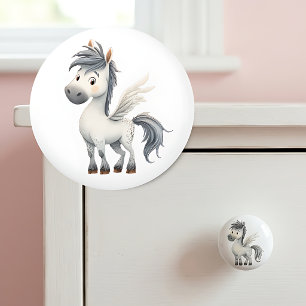 Sprookjesachtige Pegasus Keramische Kinderkamer Knop