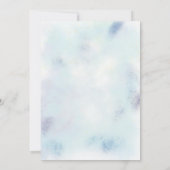 Sprookjesachtige Pony Stars Blue Balloons Verjaard Kaart (Achterkant)