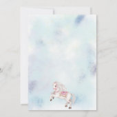 Sprookjesachtige Pony-sterren ballonnen verjaardag Kaart (Achterkant)