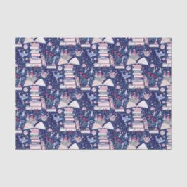 Sprookjesachtige Pop Up Boek Castle Blue Tissuepapier