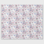 Sprookjesachtige Pop Up Boek Castle White Cadeaupapier (Vlak)