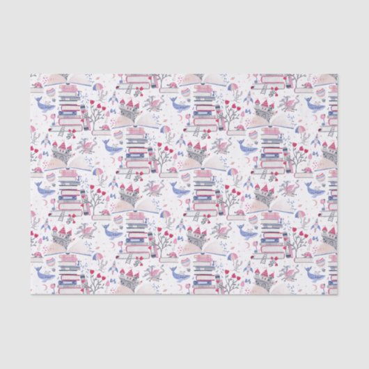 Sprookjesachtige Pop Up Boek Castle White Tissuepapier (Voorkant)