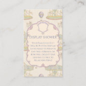 Sprookjesachtige  pretpark display douche informatiekaartje (Voorkant)