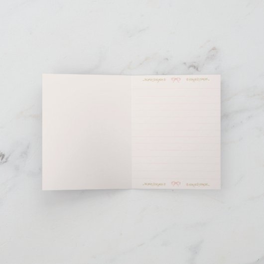 Sprookjesachtige Prinses Mirror Verjaardagsfeest Bedankkaart (Binnen)