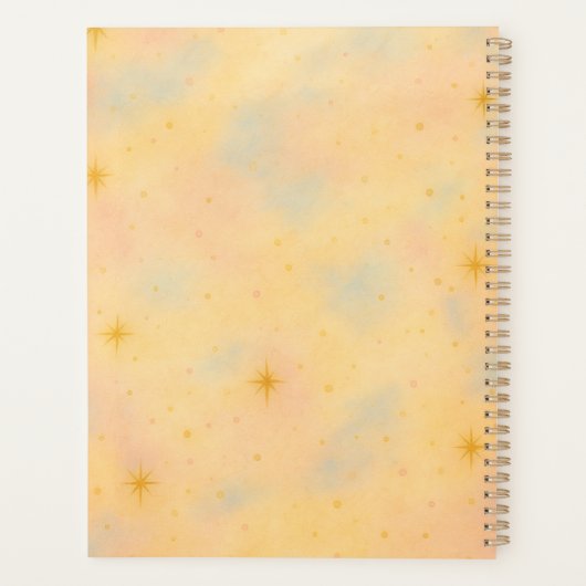 Sprookjesachtige Regenboog Elfen Notities Planner (Achterkant)