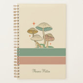 Sprookjesachtige Retro  Paddestoel Planner (Voorkant)