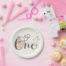 Sprookjesachtige Roze Baby Meisje 1e Verjaardag Fo