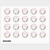 Sprookjesachtige Roze Prinses Fairytale Fairycore Ronde Sticker (Vel)
