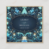 Sprookjesachtige Save the Date Sfeer Gloedvolle Fe Informatiekaartje (Voorkant)