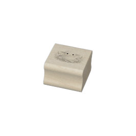 Sprookjesachtige schapen en wilde bloemen voor een rubberstempel