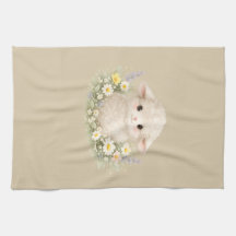 Sprookjesachtige schapen en wilde bloemen voor een