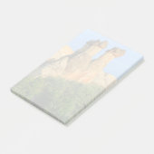 Sprookjesachtige schoorstenen bij zonsondergang post-it® notes (Schuin)