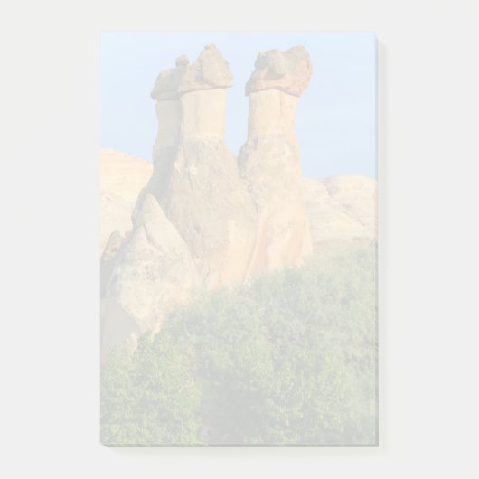 Sprookjesachtige schoorstenen bij zonsondergang post-it® notes (Voorkant)