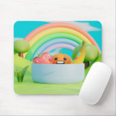 Sprookjesachtige sprookjeslandschap Muismat (Met muis)