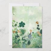 Sprookjesachtige St. Patrick's Day Feestdagenkaart (Achterkant)