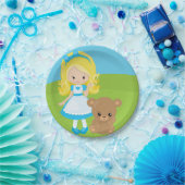 Sprookjesachtige Storytime Goudlokje en Drie Beren Papieren Bordje (Feest)