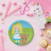 Sprookjesachtige Storytime Goudlokje en Drie Beren Papieren Bordje (Feest)
