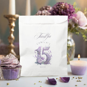Sprookjesachtige Tuin Quinceanera Lavendel/Lila ID Bedankzakje
