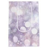 Sprookjesachtige Tuin Quinceanera Lavendel/Lila ID Medium Cadeauzakje (Achterkant)