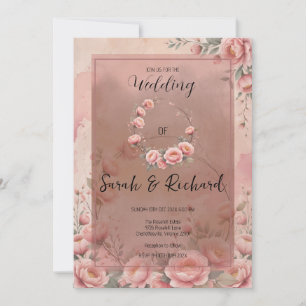 Sprookjesachtige Tuin Sparkle Wedding Invitation Kaart