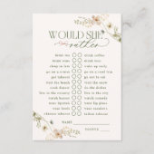 Sprookjesachtige tuin zou ze liever informatiekaartje (Voorkant)