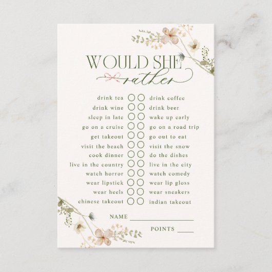 Sprookjesachtige tuin zou ze liever informatiekaartje (Voorkant)