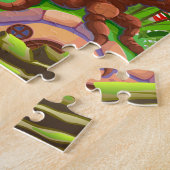 Sprookjesachtige tuinpuzzel legpuzzel (Zijkant)