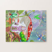 Sprookjesachtige tuinpuzzel legpuzzel (Horizontaal)