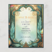 Sprookjesachtige uitnodiging voor betoverd bos the (Voorkant)