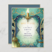 Sprookjesachtige uitnodiging voor betoverd bos the (Voorkant / Achterkant)