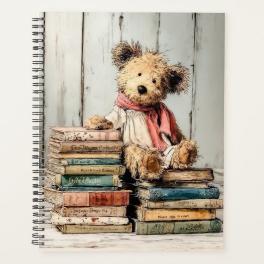 Sprookjesachtige Verhalenboek Teddybeer Planner (Voorkant)