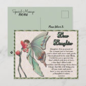 Sprookjesachtige Verjaardag Dochter Briefkaart (Voorkant / Achterkant)