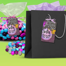 Sprookjesachtige verjaardagsfeest Favor Hang Tags