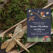 Sprookjesachtige verjaardagsuitnodiging kaart