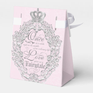 Sprookjesachtige vintage kroon trouwprincess favor bedankdoosjes