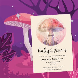 Sprookjesachtige vliegenzwam - Babyborrel Kaart