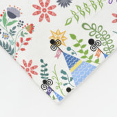 Sprookjesachtige volkskunst gooi deken (Hoek)