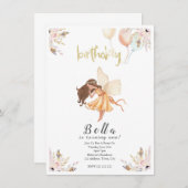 Sprookjesachtige Waterverf Baby Uitnodiging (Voorkant / Achterkant)