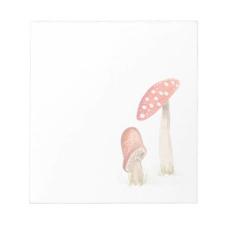Sprookjesachtige Waterverf Bos Paddenstoelen Notitieblok