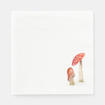Sprookjesachtige Waterverf Bos Paddenstoelen