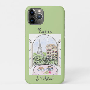 Sprookjesachtige Waterverf Parijs Eiffeltoren Case-Mate iPhone Case