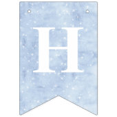 Sprookjesachtige Winter Sneeuw Prinses Verjaardag Vlaggetjes (Tweede vlag)