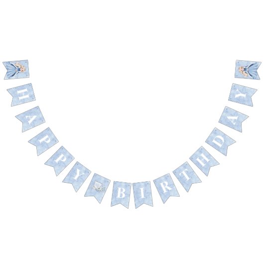 Sprookjesachtige Winter Sneeuw Prinses Verjaardag  Vlaggetjes (Alle)