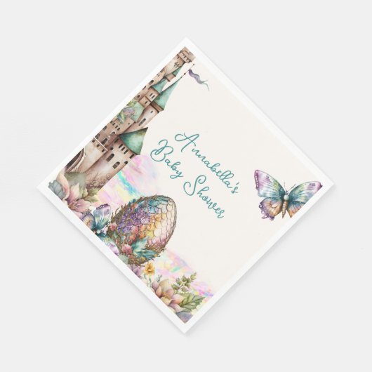 Sprookjesbaby Draken Ei Servet (Hoek)